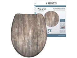 WC zitting duroplast, met soft-close-mechanisme