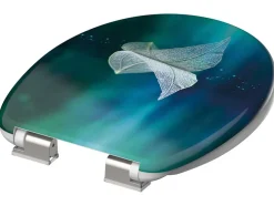 WC zitting duroplast, met soft-close-mechanisme