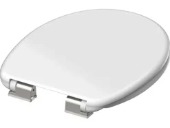 WC zitting duroplast, met soft-close-mechanisme