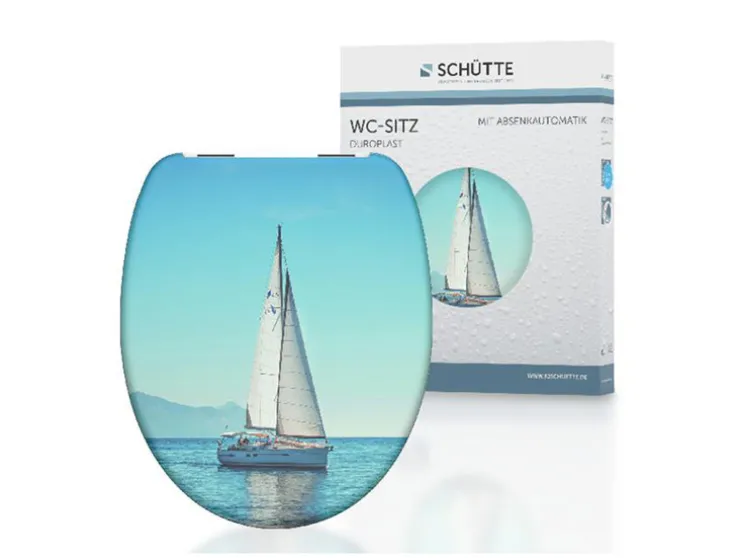 WC zitting duroplast, met soft-close-mechanisme