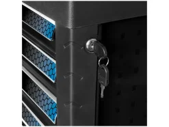 Werkplaatswagen GW7 Black Line met gereedschapset