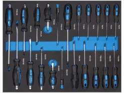 Werkplaatswagen GW7 Black Line met gereedschapset