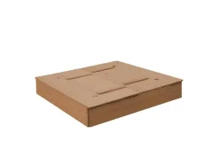 Zandbak met opklapbare zitbank