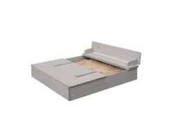 Zandbak met opklapbare zitbank