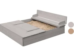 Zandbak met opklapbare zitbank