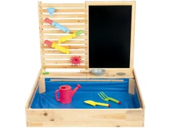 Zandbak met waterspeelwand