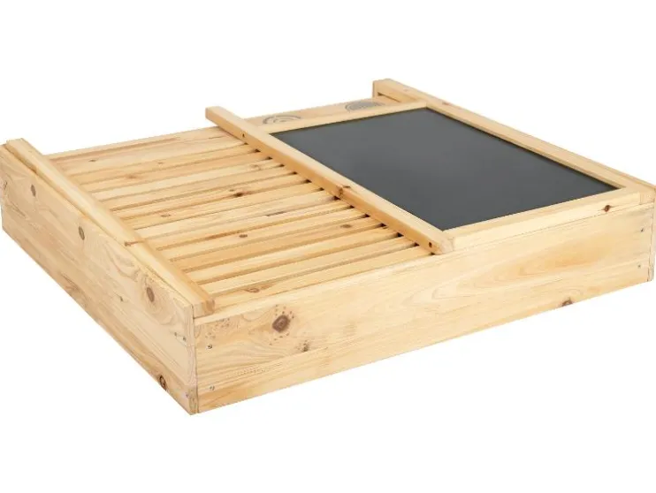 Zandbak met waterspeelwand