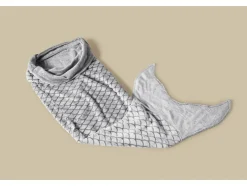 Zeemeermin deken 60 x 180 cm