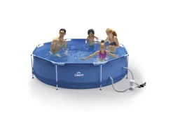 Zwembad met stalen frame Ø 300 x 76 cm